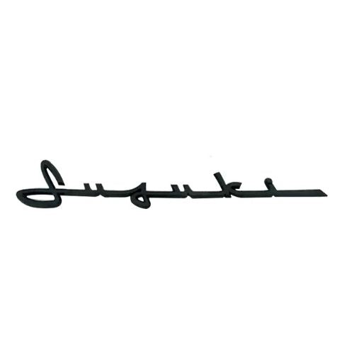 Cursive Suzuki Badge