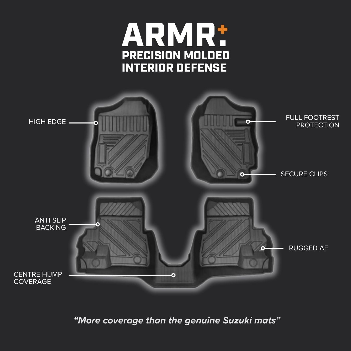 ARMR 3DOOR Floor Mats (JB74)