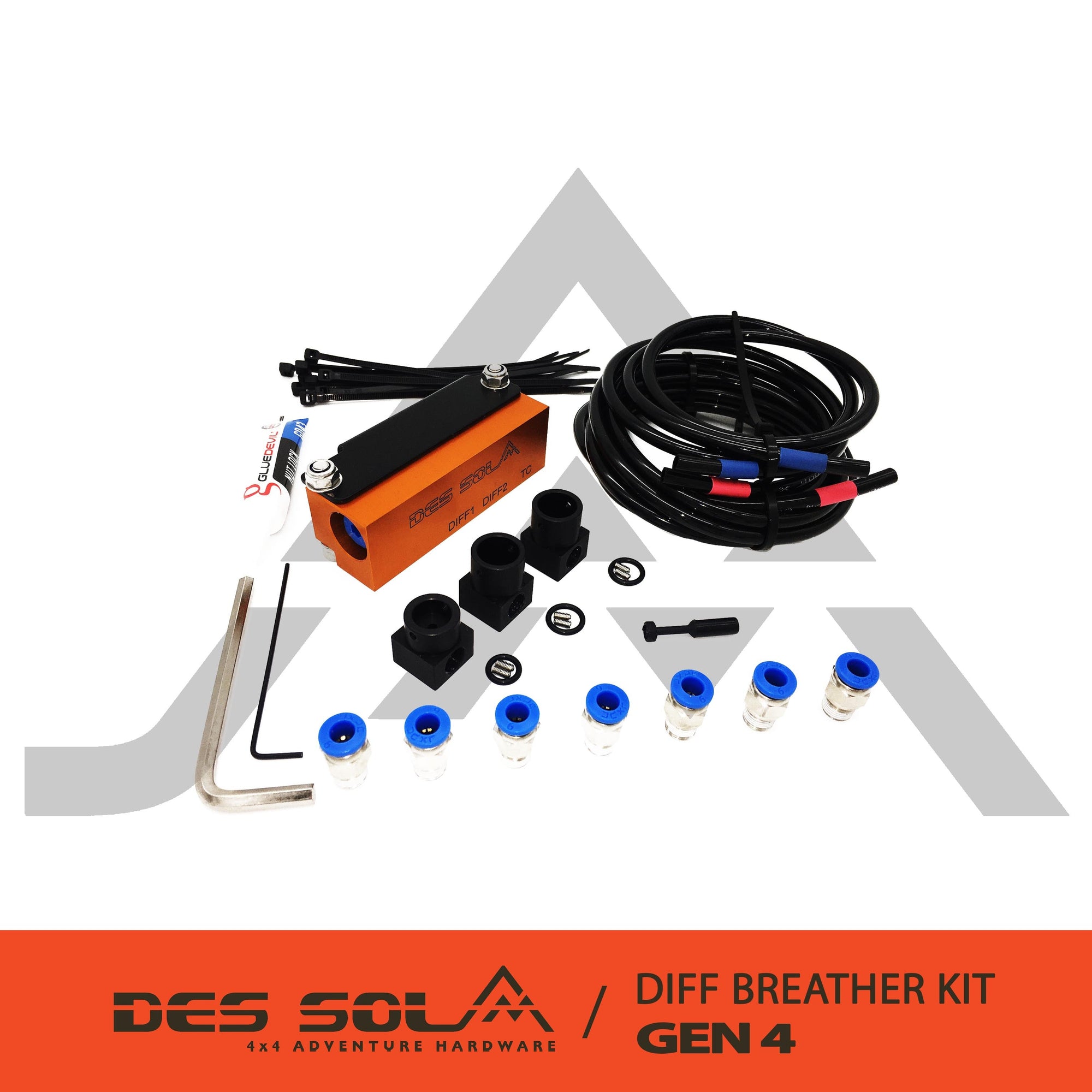 Differential Breather Kit (JB74/JC74XL)